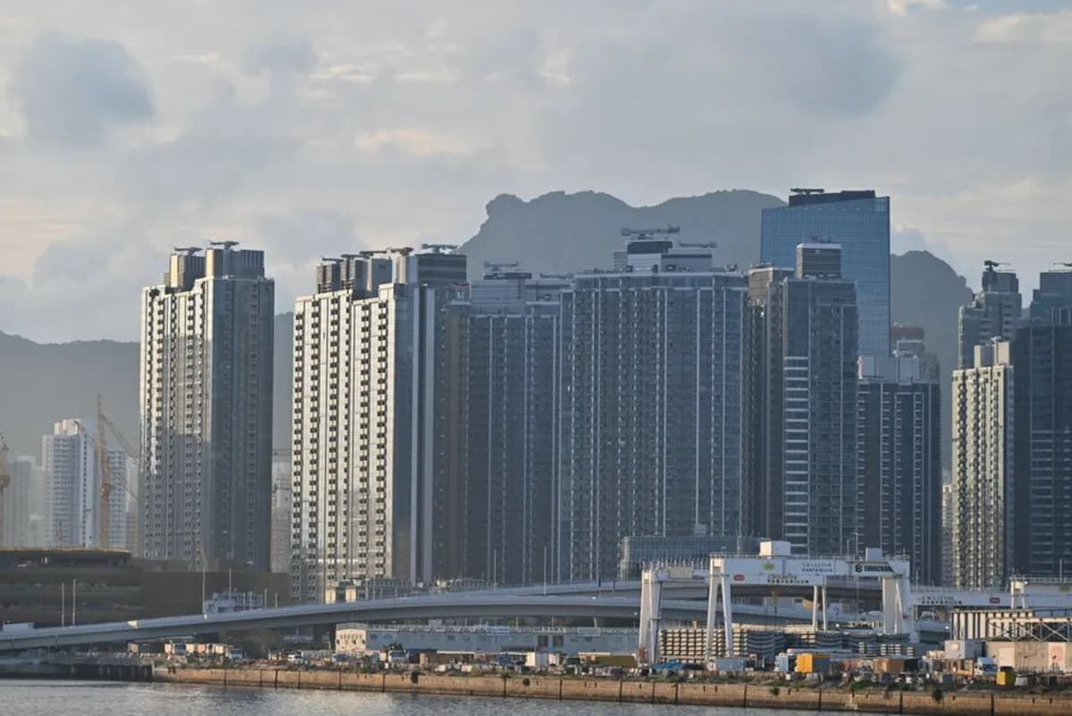 Edificios en construcción en una zona de desarrollo urbano